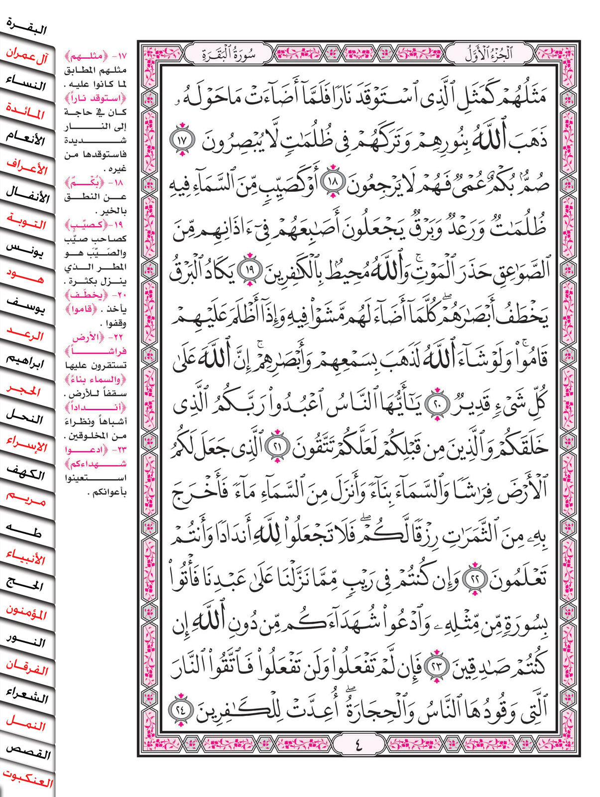 Indexed Quran