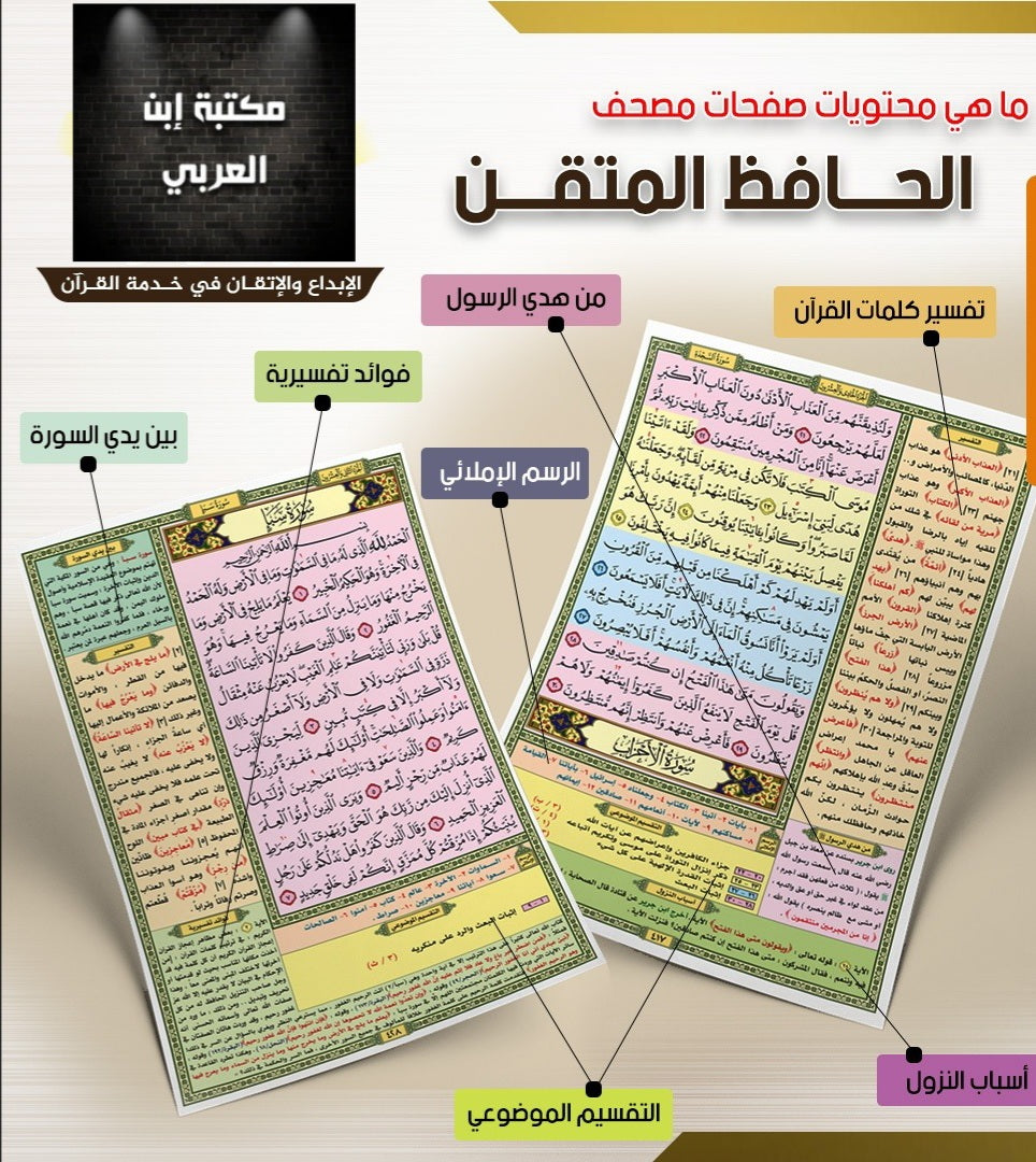 مصحف التقسيم الموضوعي للحافظ المتقن  مع أسباب النزول