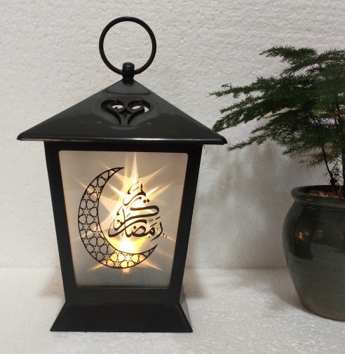 فانوس ديكور رمضاني تراثي مع اضاءة